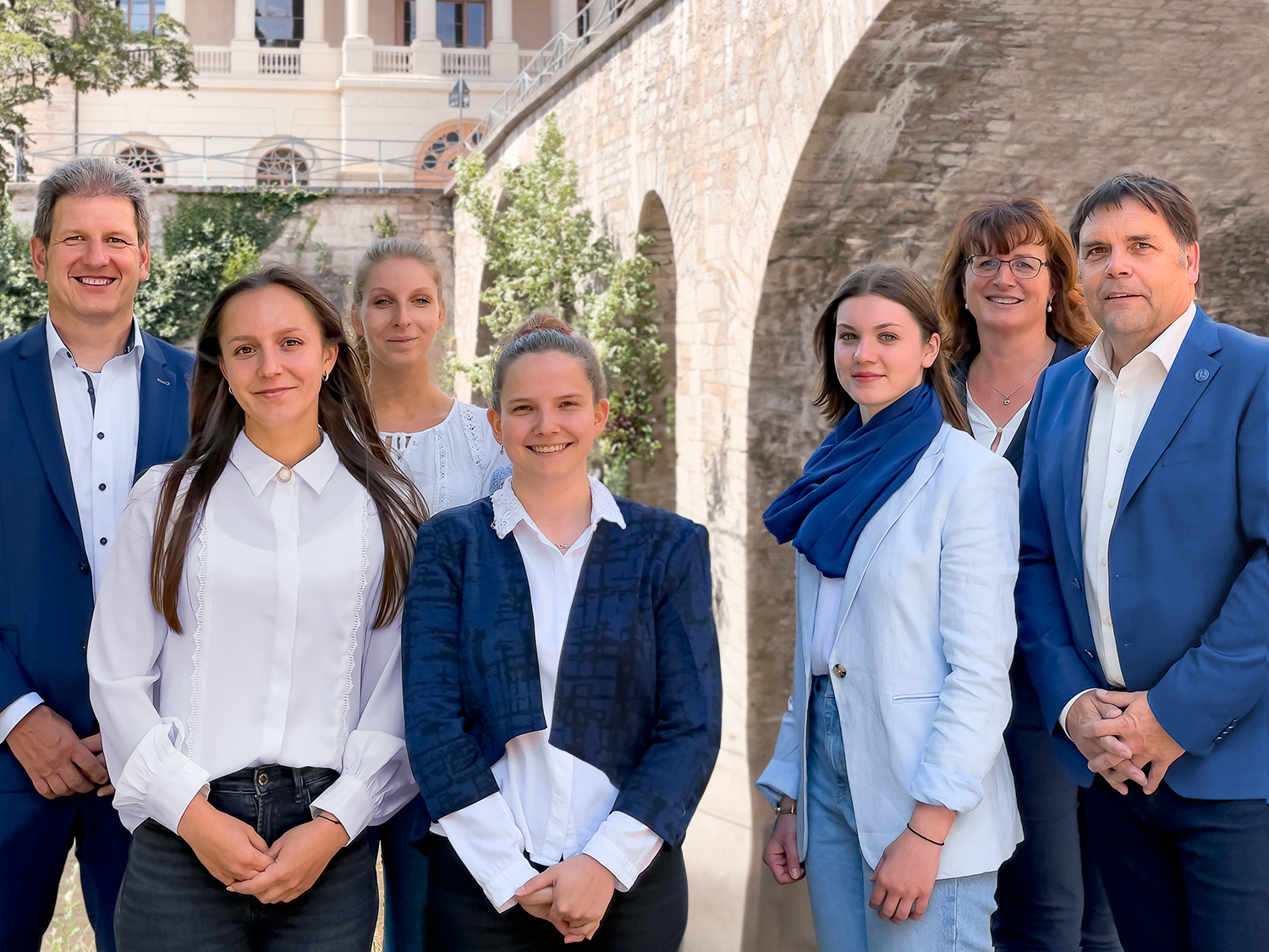 Team der Handwerksbau AG Wohnungsgesellschaft Weimar. 2023.